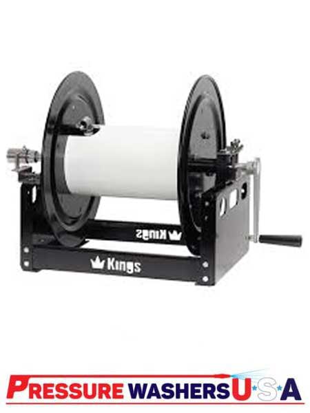 Kings 12" Steel Manual Hose Reel