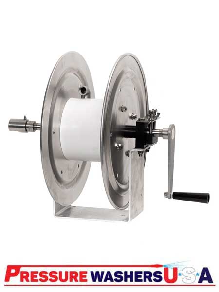 Kings 6" Aluminum U-Frame Manual Hose Reel