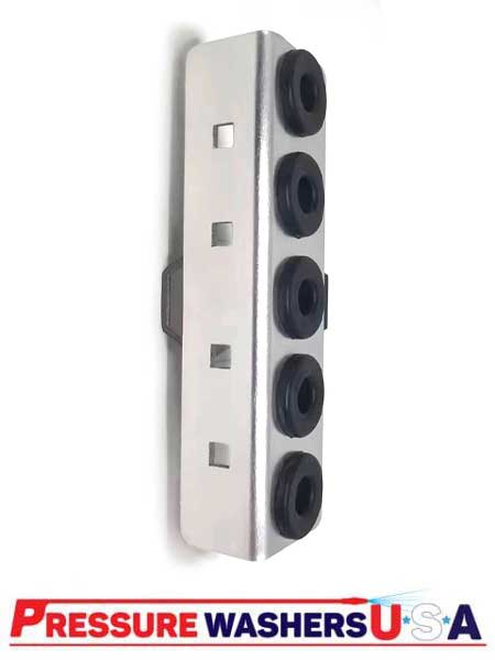 Nozzle Holder Rack w Rubber Grommets